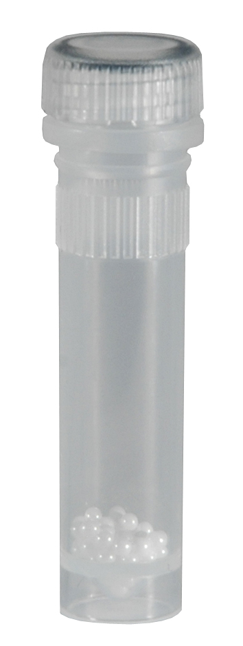Bild 1 von 1,4mm Keramik-Beads in 2,0ml Schraubdeckelgefäßen, frei von mikrobieller DNA