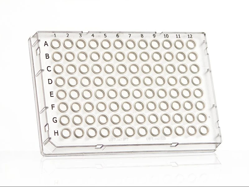 Bild 1 von FrameStar® 96er qPCR-Platte, Skirted, Low Profile, 50 Stück  / (Rahmenfarbe) Klar