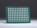 Bild 1 von FrameStar® 96-Well PCR-Platten semi-skirted, low profile, perforiert  / (Rahmenfarbe) Grün